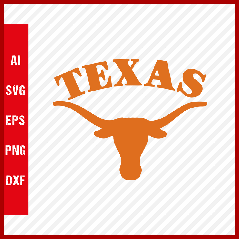 Texas Longhorns Logo svg NCAA National Collegiate Athletic Association Team Clipart