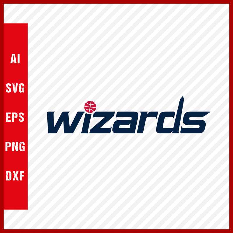 NBA Washington Wizards Logo Svg Cut Files Basketball Clipart