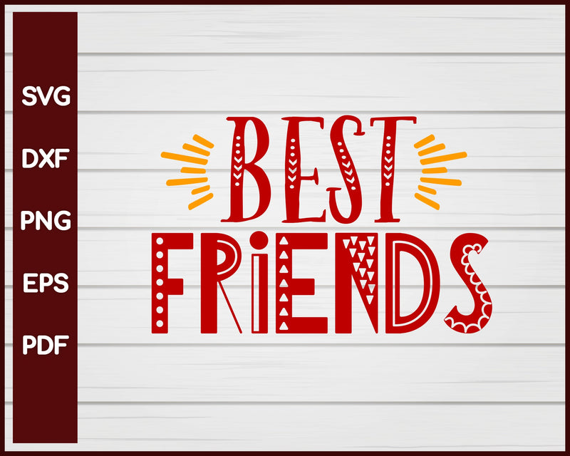 Best Friends School svg Cut File For Cricut Silhouette eps png dxf Printable Files