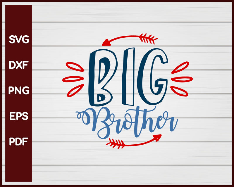 Big Brother School svg Cut File For Cricut Silhouette eps png dxf Printable Files