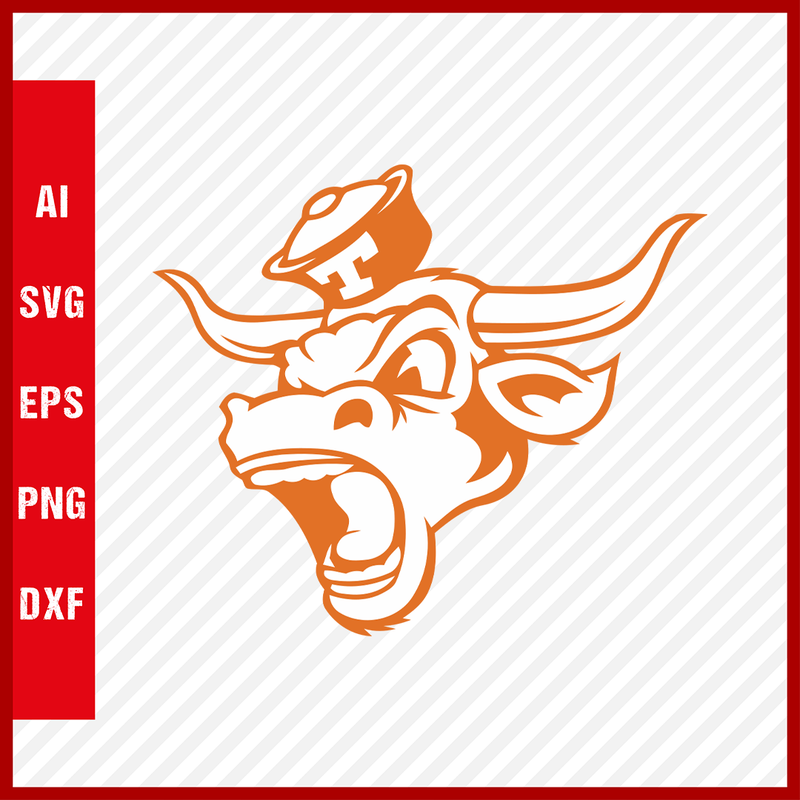 Texas Longhorns Logo svg NCAA National Collegiate Athletic Association Team Clipart