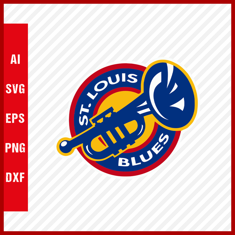 St. Louis Blues Logo Svg NHL National Hockey League Team Svg Clipart