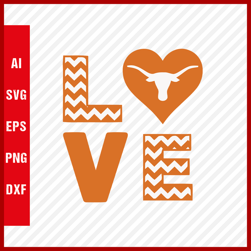 Texas Longhorns Logo svg NCAA National Collegiate Athletic Association Team Clipart