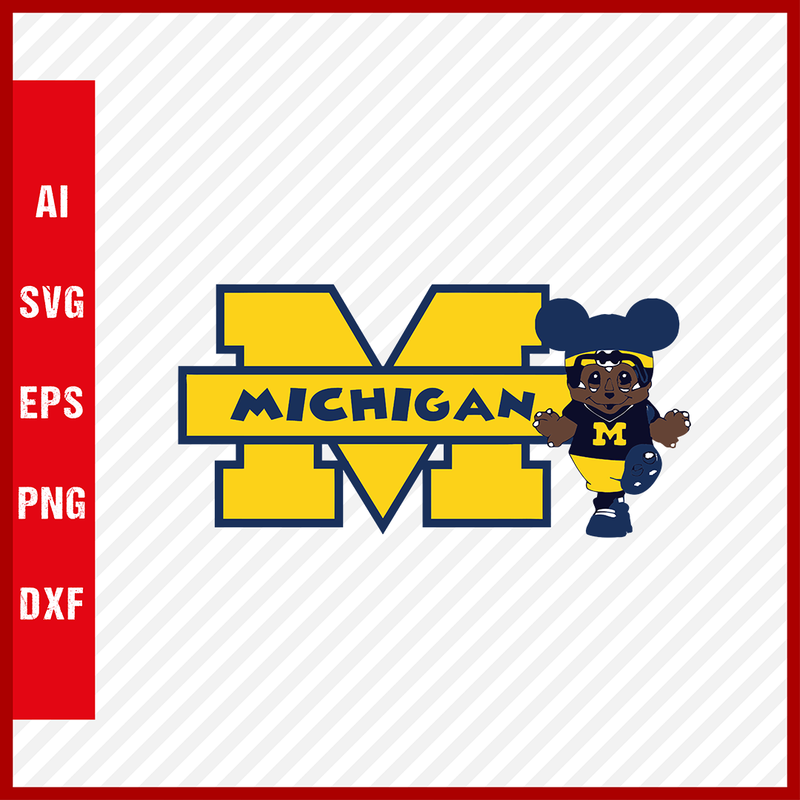 Michigan Wolverines Logo svg NCAA National Collegiate Athletic Association Team Clipart