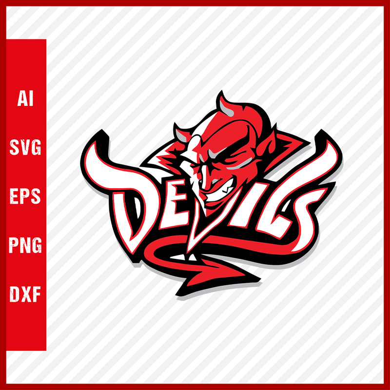 New Jersey Devils Logo Svg NHL National Hockey League Team Svg Clipart