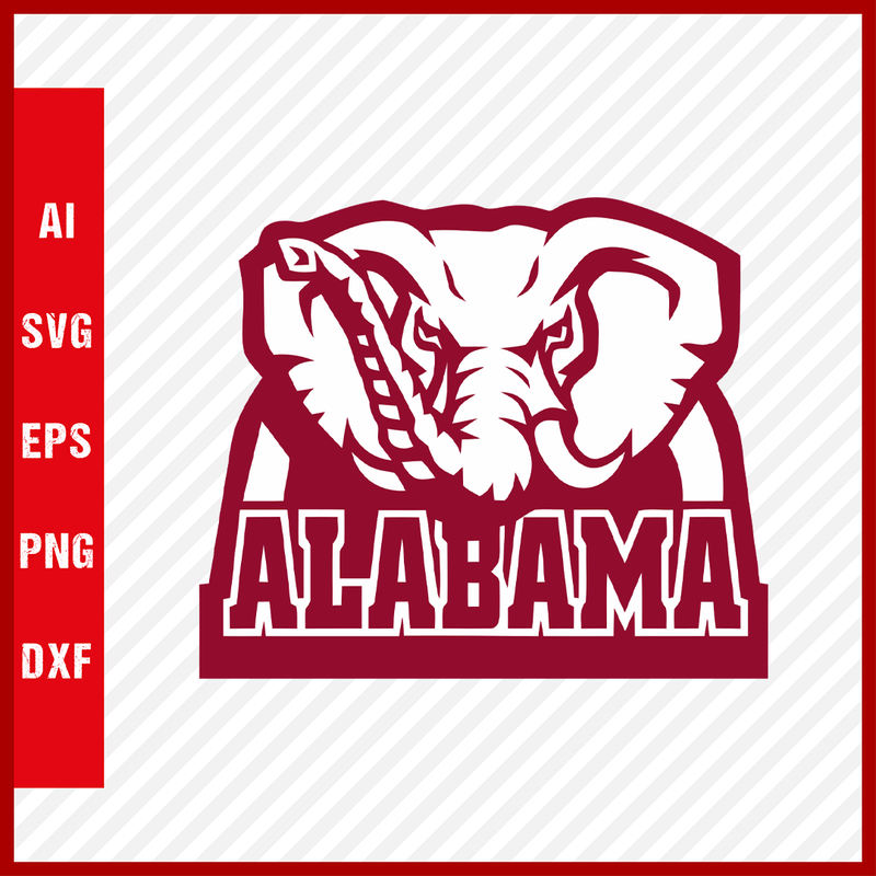 Alabama Crimson Tide Logo svg NCAA National Collegiate Athletic Association Team Clipart