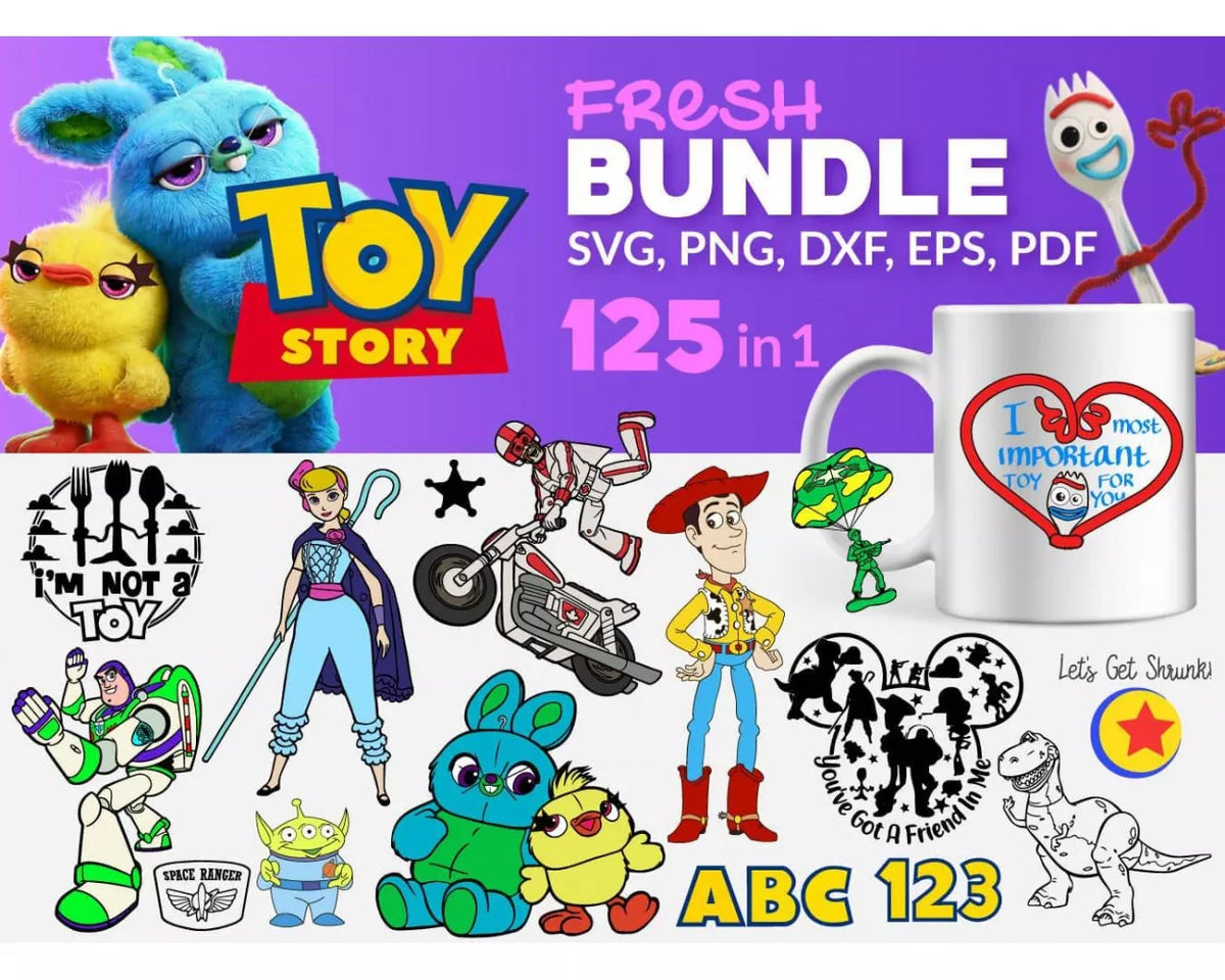 Toy Story SVG Bundle, Toy Story Birthday SVG, Buzz Lightyear SVG For Cricut, Toy Story PNG Transparent, Toy Story Clipart