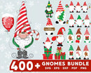 Gnomes SVG Bundle 400+ Files For Cricut & Silhouette