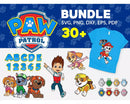 PAW Patrol Characters Clipart Bundle, PNG & SVG Cut Files for Cricut / Silhouette