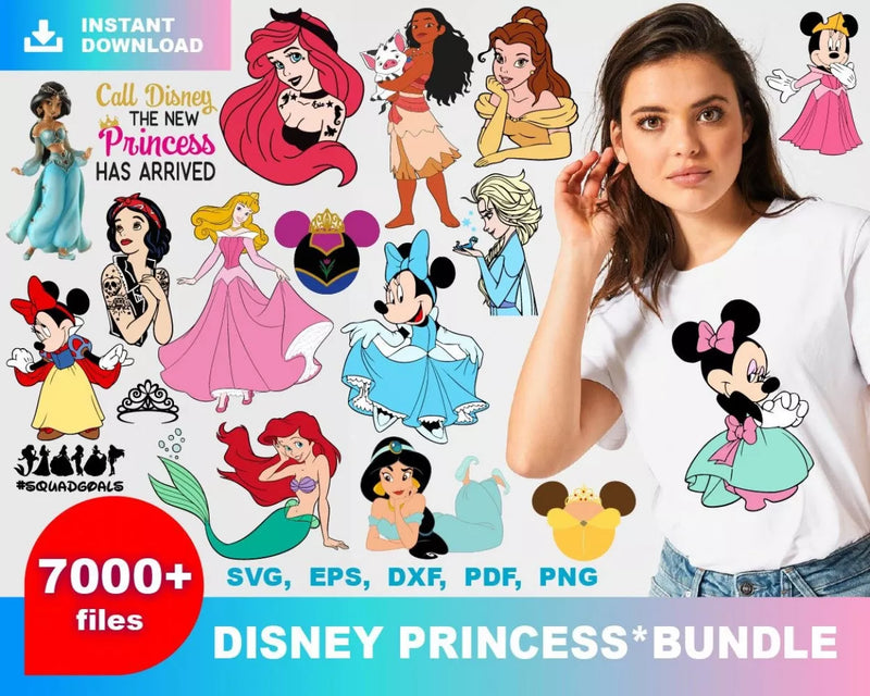 Disney Clipart Bundle, Over 18,000 PNG & SVG Cut Files For Cricut / Silhouette