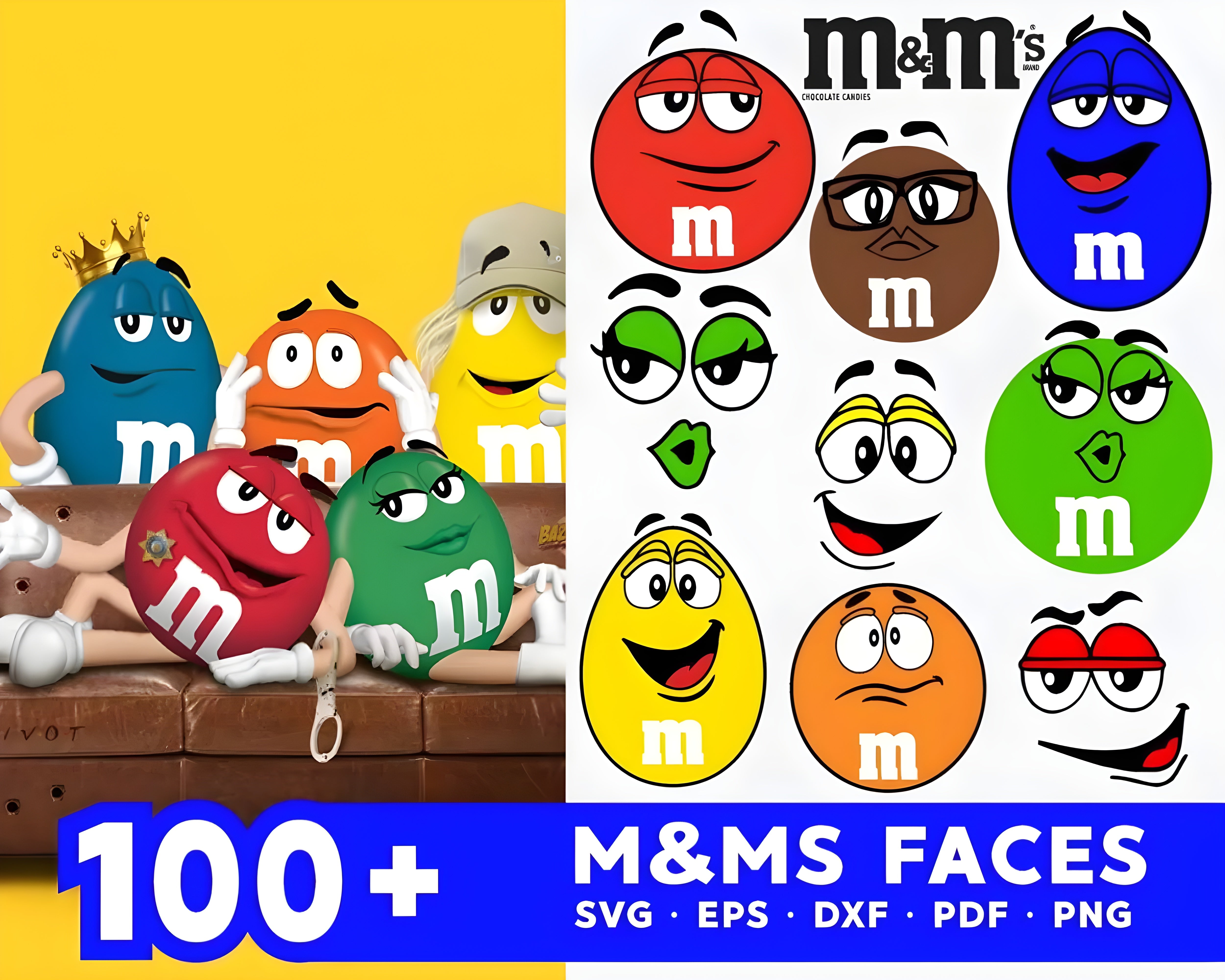 M and M'S SVG Bundle, M and M'S Logo SVG, M and M'S SVG For Cricut, M