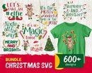 Christmas Quotes SVG, Merry Christmas Cricut SVG, Mr Santa SVG, Christmas Reindeer Clipart