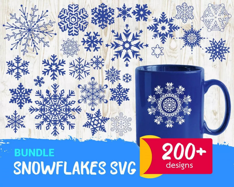 Snowflakes Clipart Bundle, Snowflakes SVG, Snowflakes SVG for Cricut