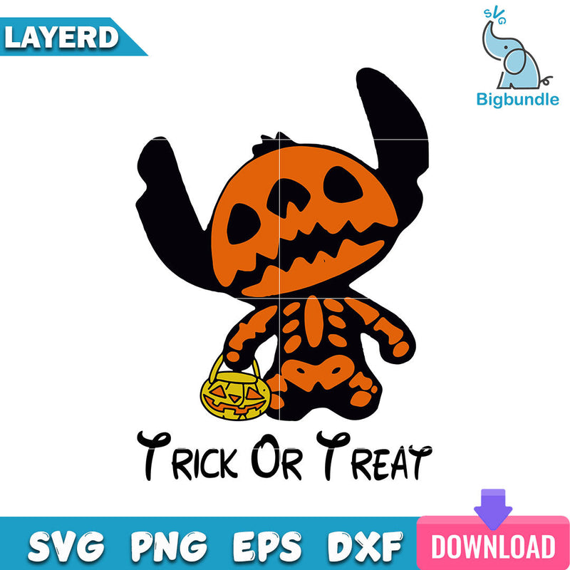 Stitch Trick Or Treat Halloween Svg, Halloween Svg, SG22062394