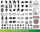 Ninja Turtles SVG, Ninja Turtles SVG For Cricut, Ninja Turtles PNG Transparent, Ninja Turtles Cricut Designs