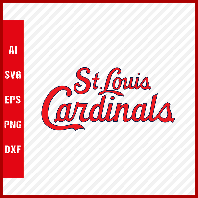 St. Louis Cardinals Logo MLB Svg Cut Files Baseball Clipart