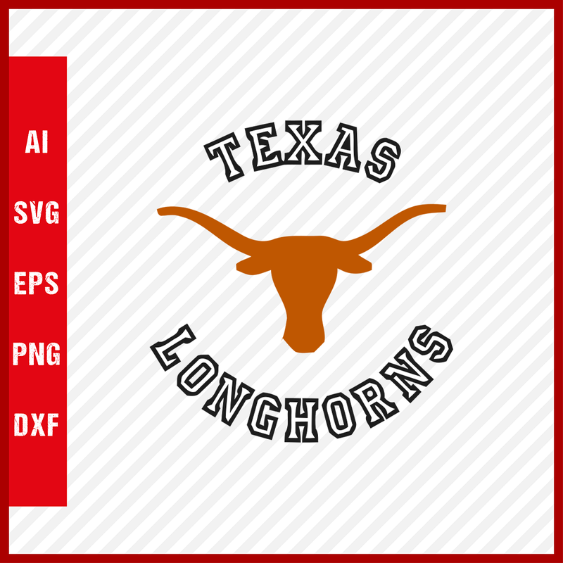 Texas Longhorns Logo svg NCAA National Collegiate Athletic Association Team Clipart