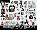 100+ Attack On Titan Design, AOT Bundle, AOT svg, Levi Aot, Singeki No Kyojin, Anime Svg, Anime bundle, Japanese bundle