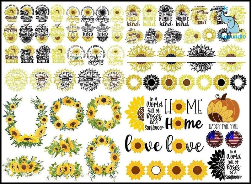 3000+ Flowers Svg Bundle, Sun Flowers Svg bundle