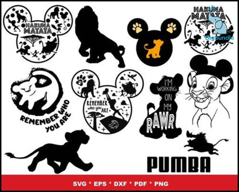 1000+ The Lion King bundle svg, png, dxf, eps