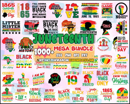 Bundle 1000+ Juneteenth png bundle - Digital download