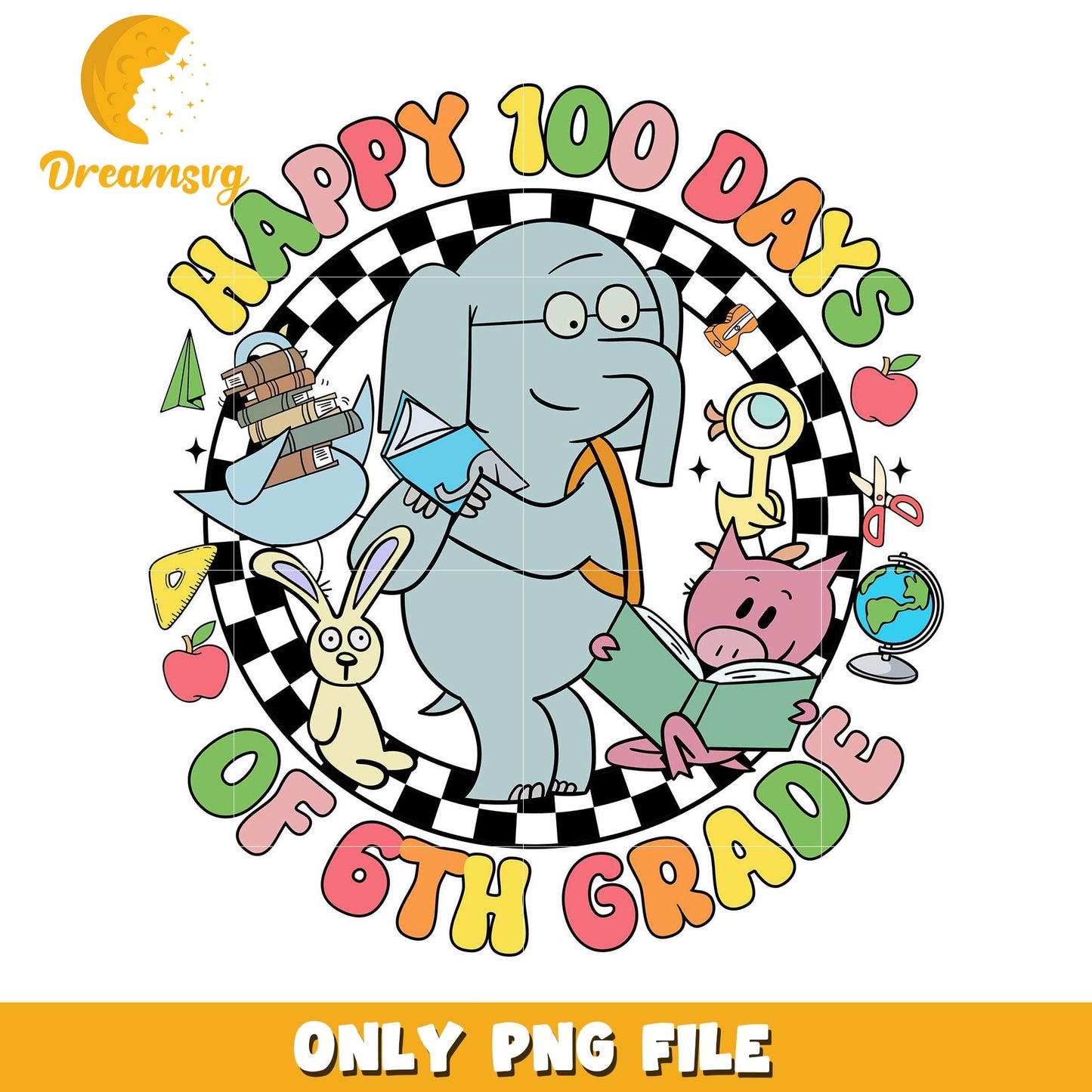 100 Days 6th Grade PNG
