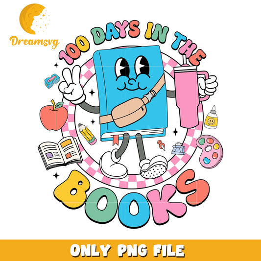 100 Days of Books PNG