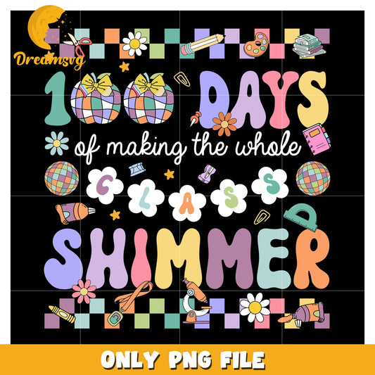 100 Days of Class Shimmer PNG
