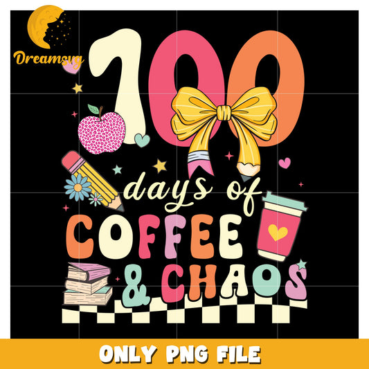 100 Days of Coffee Chaos PNG