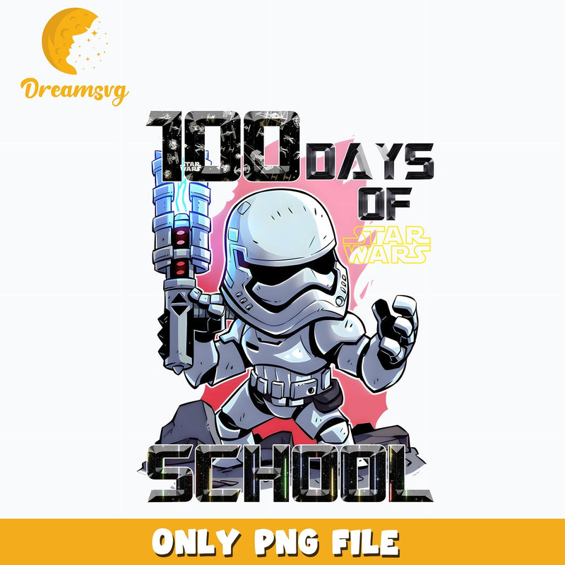 100 days of school star wars Png