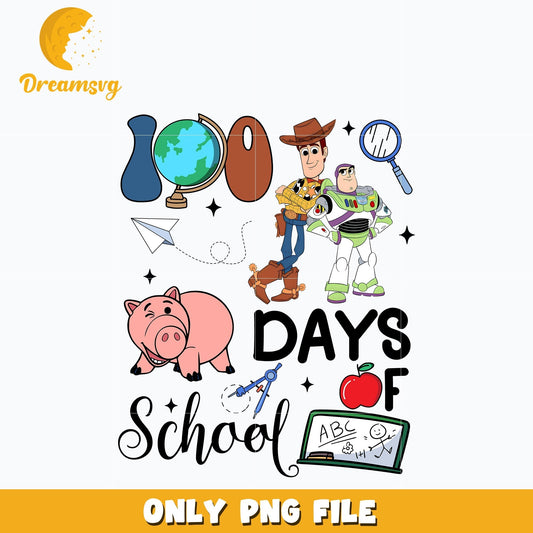 100 days of school Woody and Buzz Lightyear Png