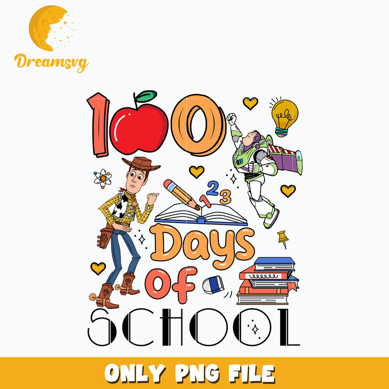 100 days of school Png, Toy Story Png