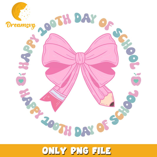 100th Day School Bow PNG