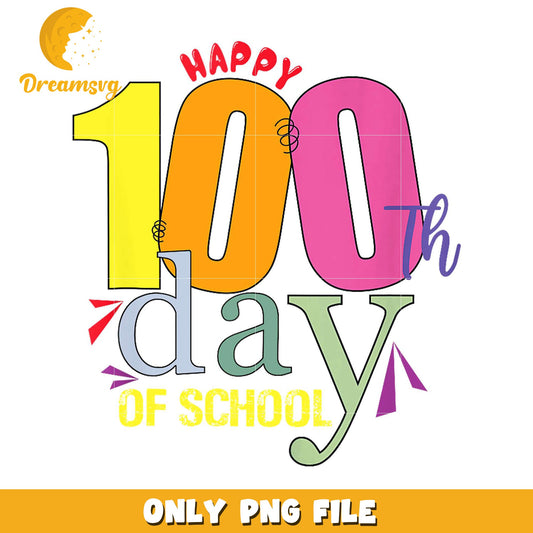 100th Day School PNG Graphic