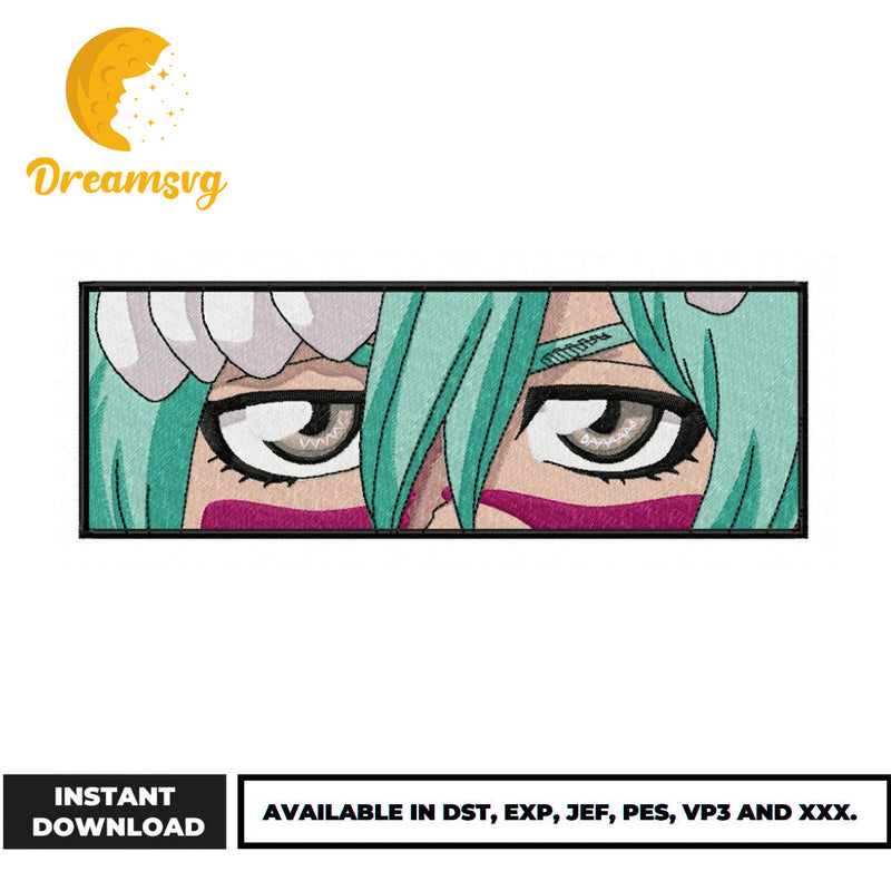 Nelliel eyes embroidery design