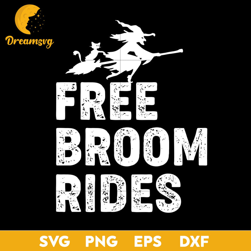 Free broom rides svg, Halloween svg, png, dxf, eps digital file.