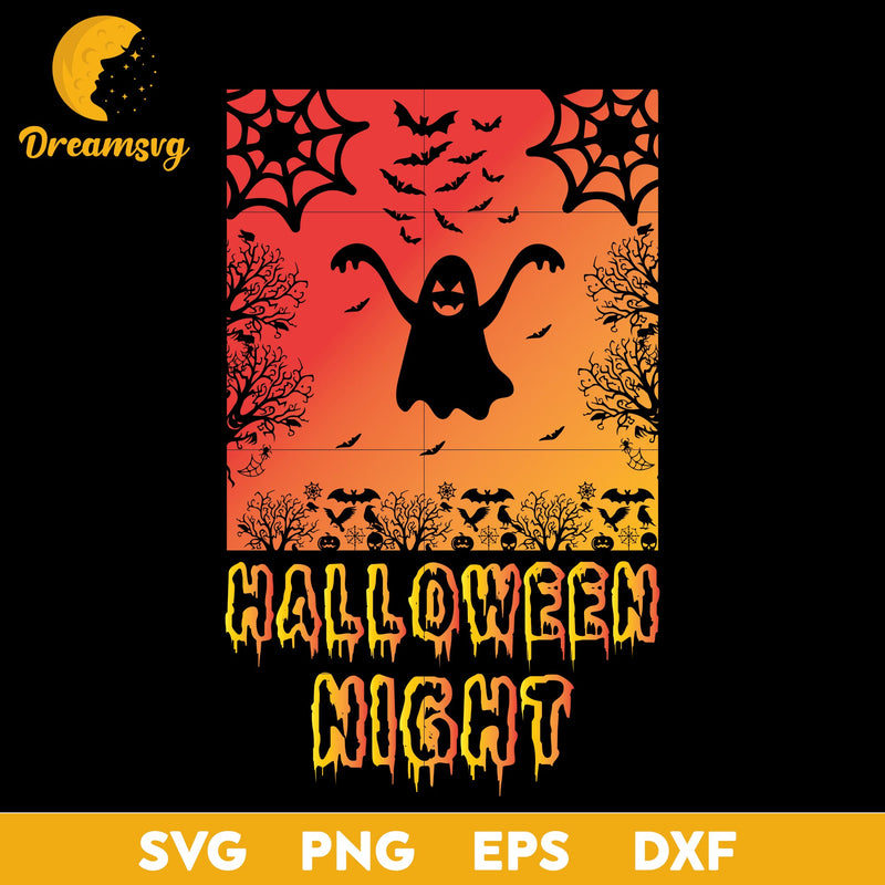 Haloween Night svg, Halloween svg, png, dxf, eps digital file.