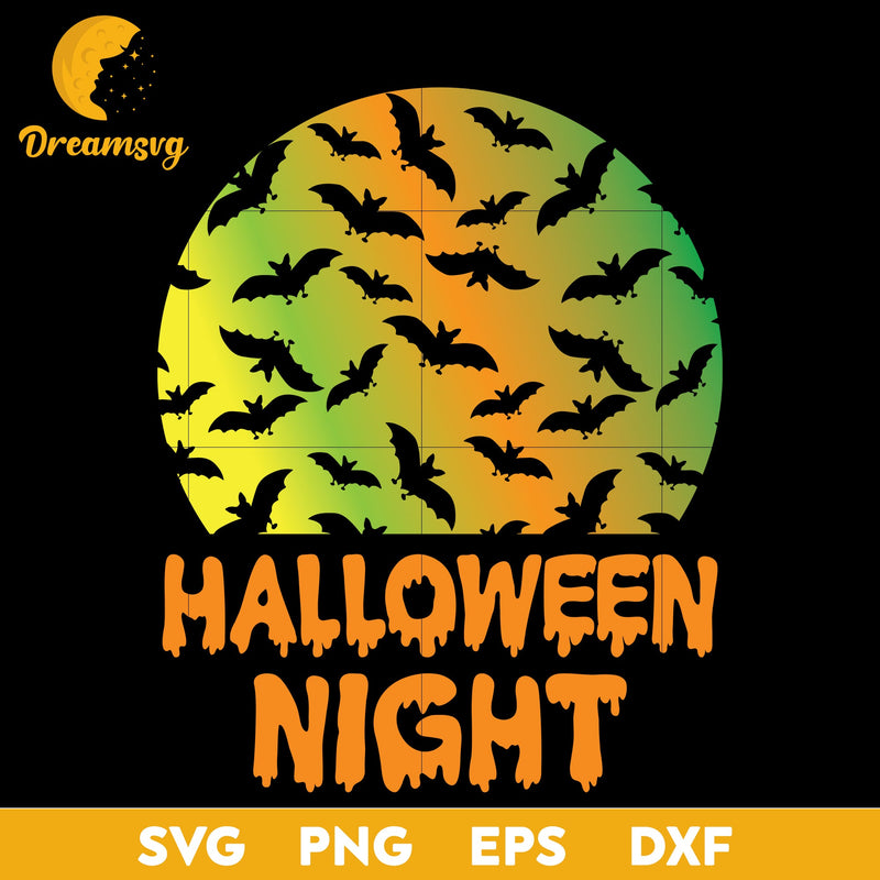 Haloween Night svg, Halloween svg, png, dxf, eps digital file.