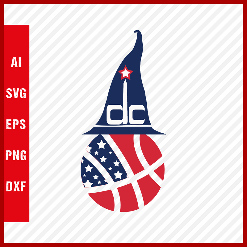 NBA Washington Wizards Logo Svg Cut Files Basketball Clipart