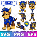 Paw Patrol SVG Bundle, Paw Patrol Clipart Paw Patrol Alphabet, Silhouette Svg Cut Files, Png Digital Bundle