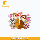 Chip n Dale cupid vibes valentine png