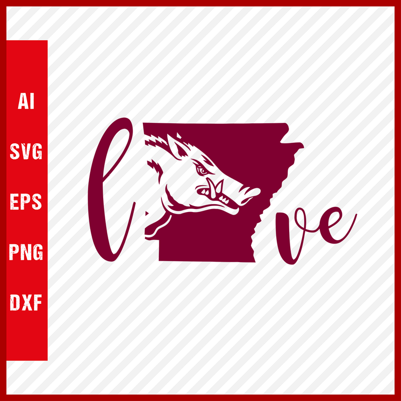 Arkansas Razorbacks Logo svg NCAA National Collegiate Athletic Association Team Clipart