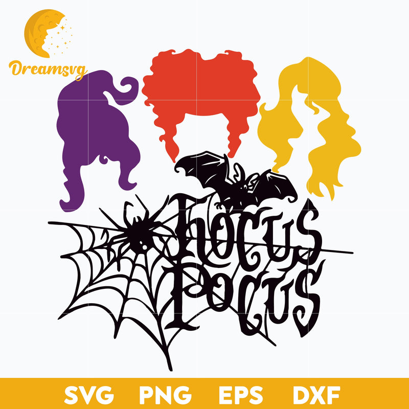 Hocus Pocus SVG, Sanderson Svg, Sanderson Sisters SVG, Halloween svg, png, dxf, eps digital file.