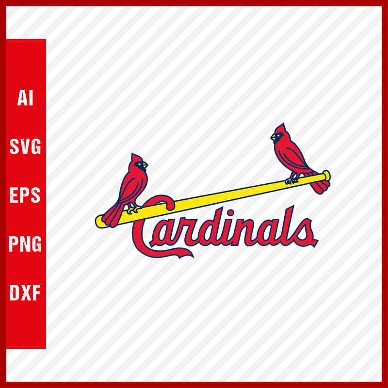 St. Louis Cardinals Logo MLB Svg Cut Files Baseball Clipart