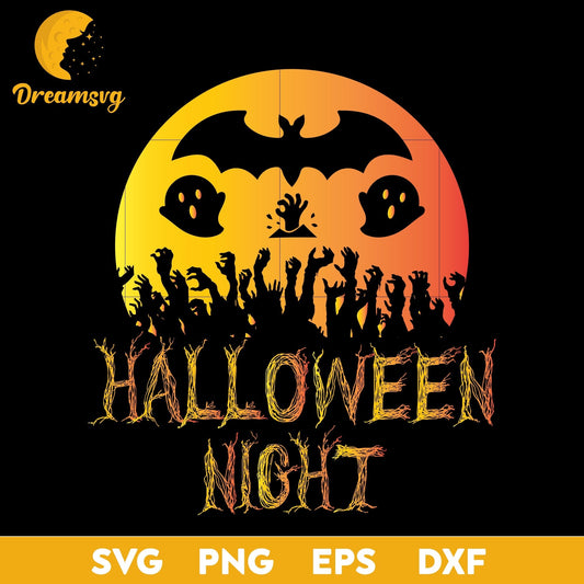 Haloween Night svg, Halloween svg, png, dxf, eps digital file.