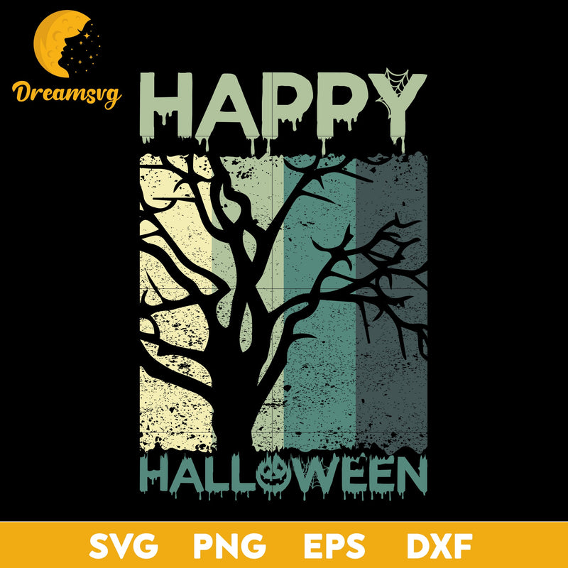 Happy halloween svg, Halloween svg, png, dxf, eps digital file.