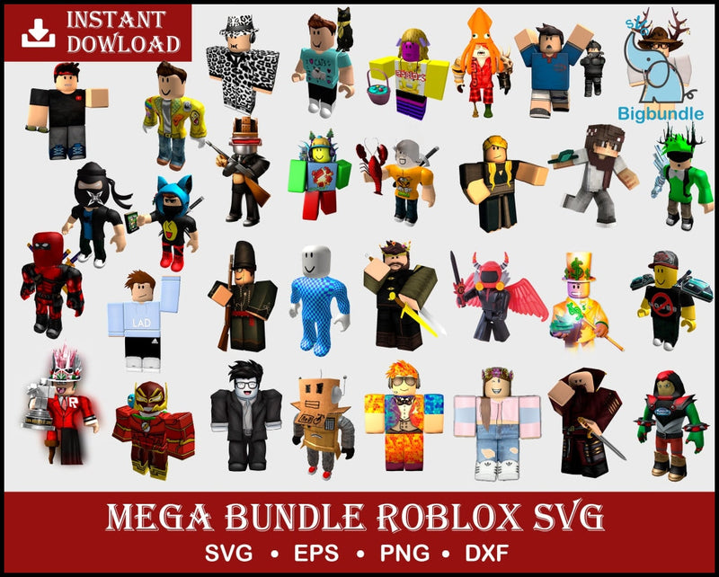 1150+ Roblox Svg Roblox Clip art svg, Roblox Font, Roblox Bundle, Robl