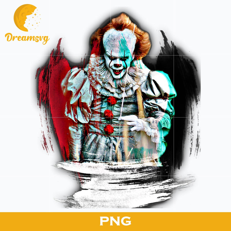 Pennywise Clown PNG, Pennywise Clown Halloween, It Png, Scary Halloween, Horror Characters, Halloween svg, png digital file.