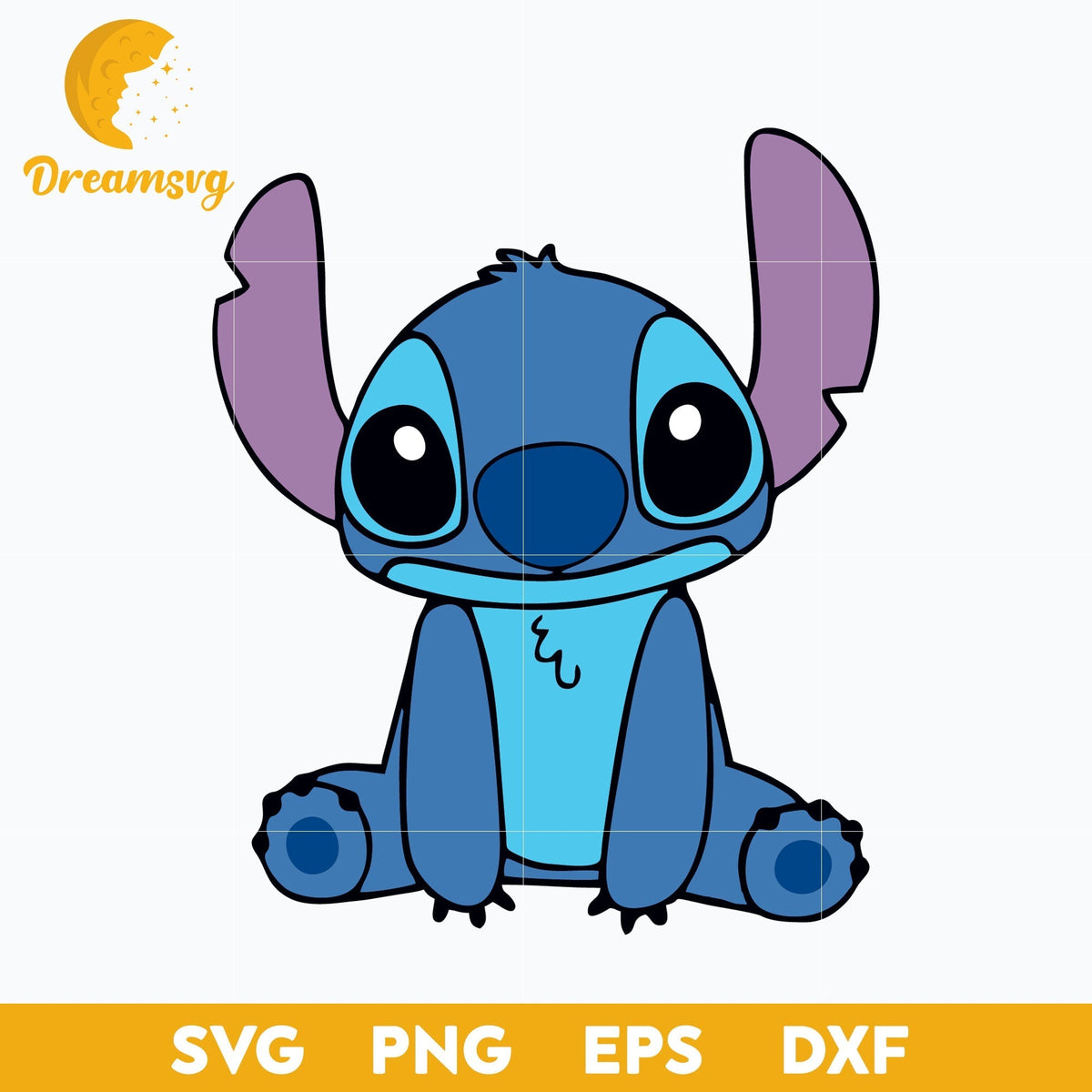 Stitch SVG, Stitch Cartoon SVG, Cartoon SVG, PNG, DXF, EPS Digital File ST002412