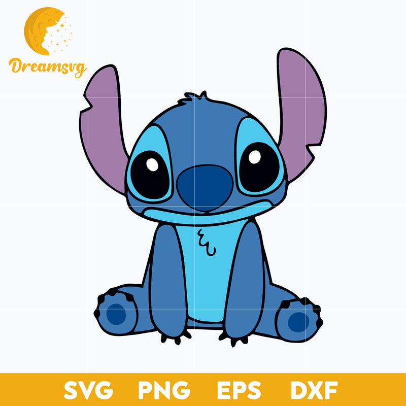 Stitch SVG, Stitch Cartoon SVG, Cartoon SVG, PNG, DXF, EPS Digital File ST002412